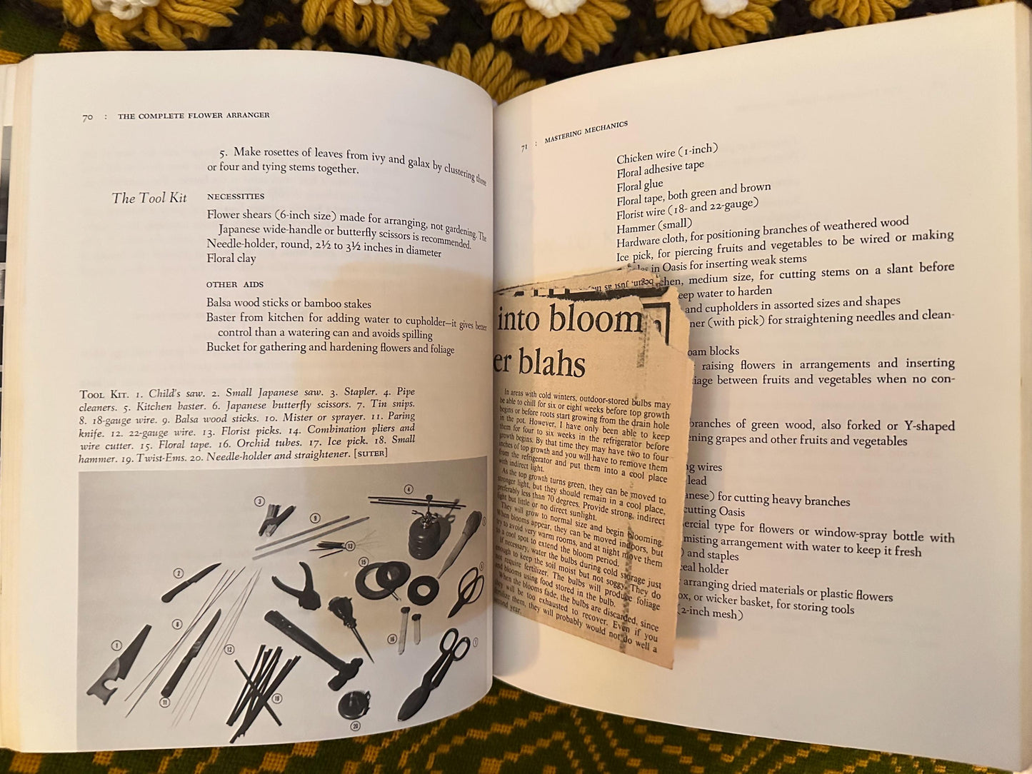 The Complete Flower Arranger By: Amalie Adler Ascher Copyright 1974