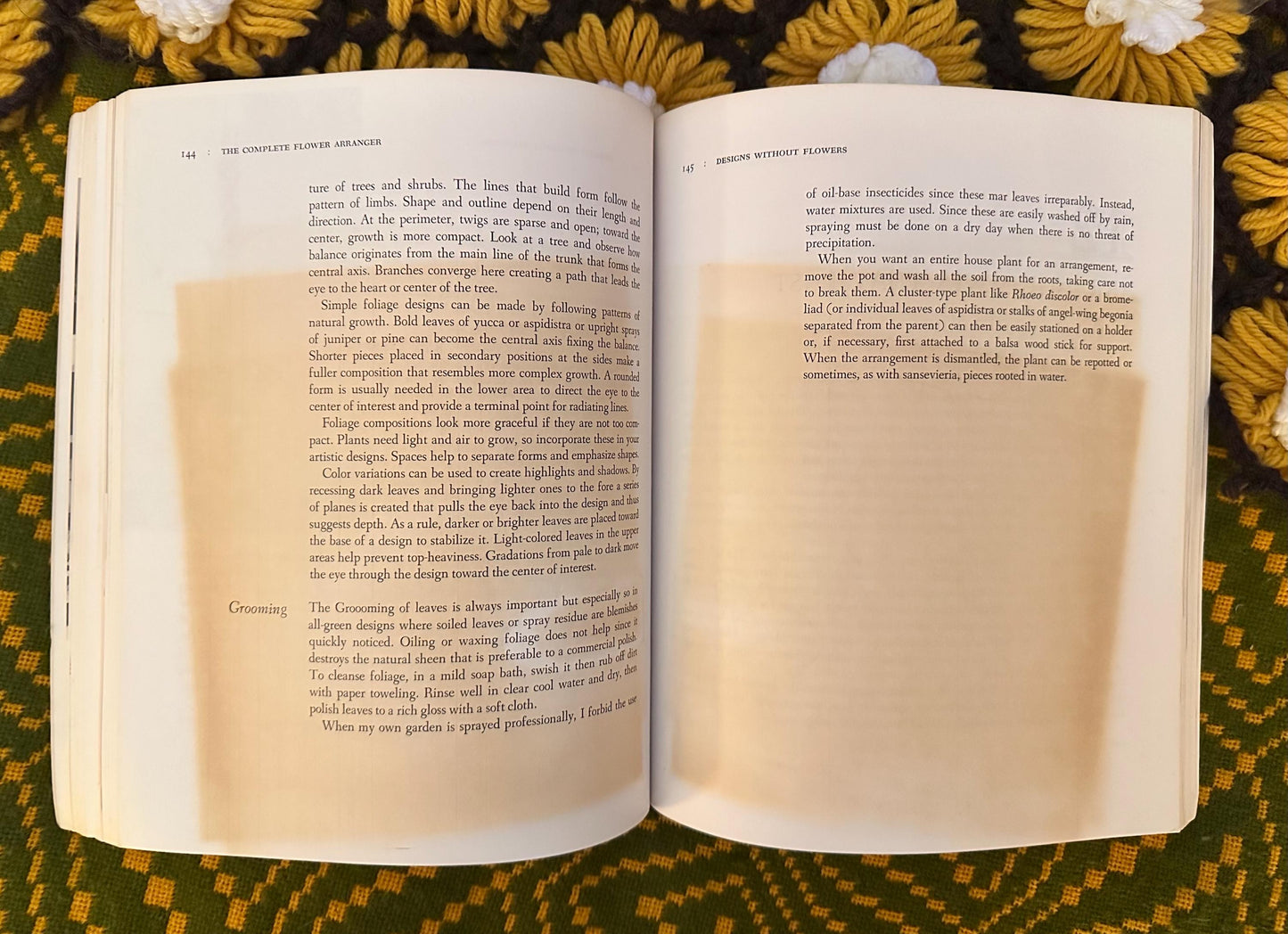 The Complete Flower Arranger By: Amalie Adler Ascher Copyright 1974